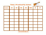 instrument practice chart